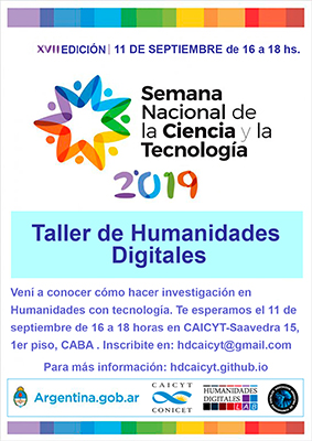 Flyer Semana Ciencia 2019